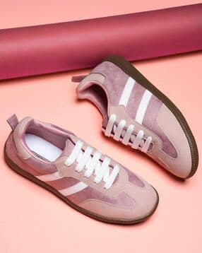 jm looks Women Colourblock Lace-Up Shoes with Stitch Detail-picture-43