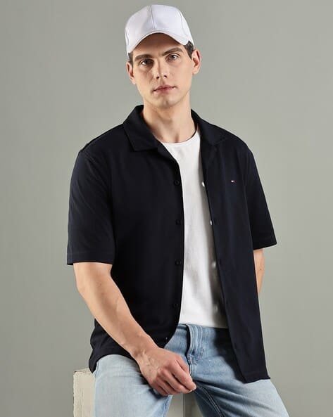 Buy Navy Blue Shirts for Men by TOMMY HILFIGER Online
