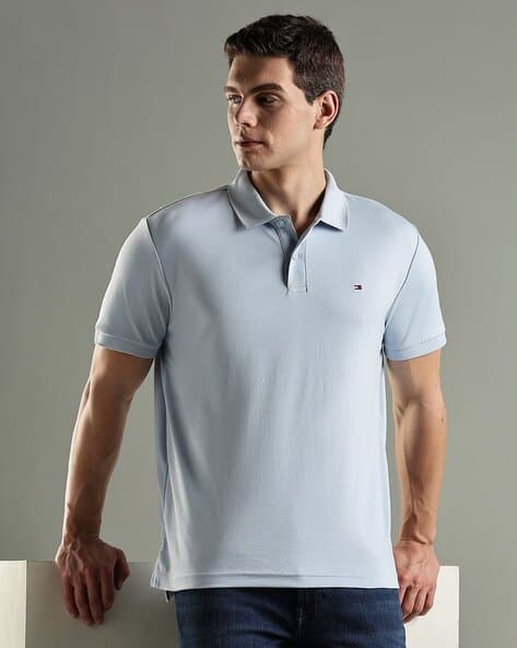 Men Liquid Essential Regular Fit Cotton Polo T-Shirt