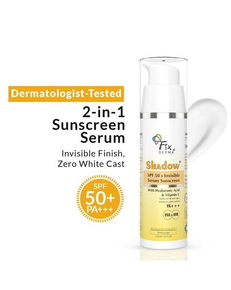Fixderma Shadow Invisible Serum Sunscreen SPF 50+ PA+++ (30ml)