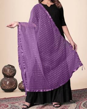 ebadat Women Embellished Dupatta-picture-29