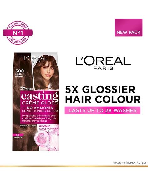 L'Oreal Paris Casting Creme Gloss Hair Color - 500 Medium Brown