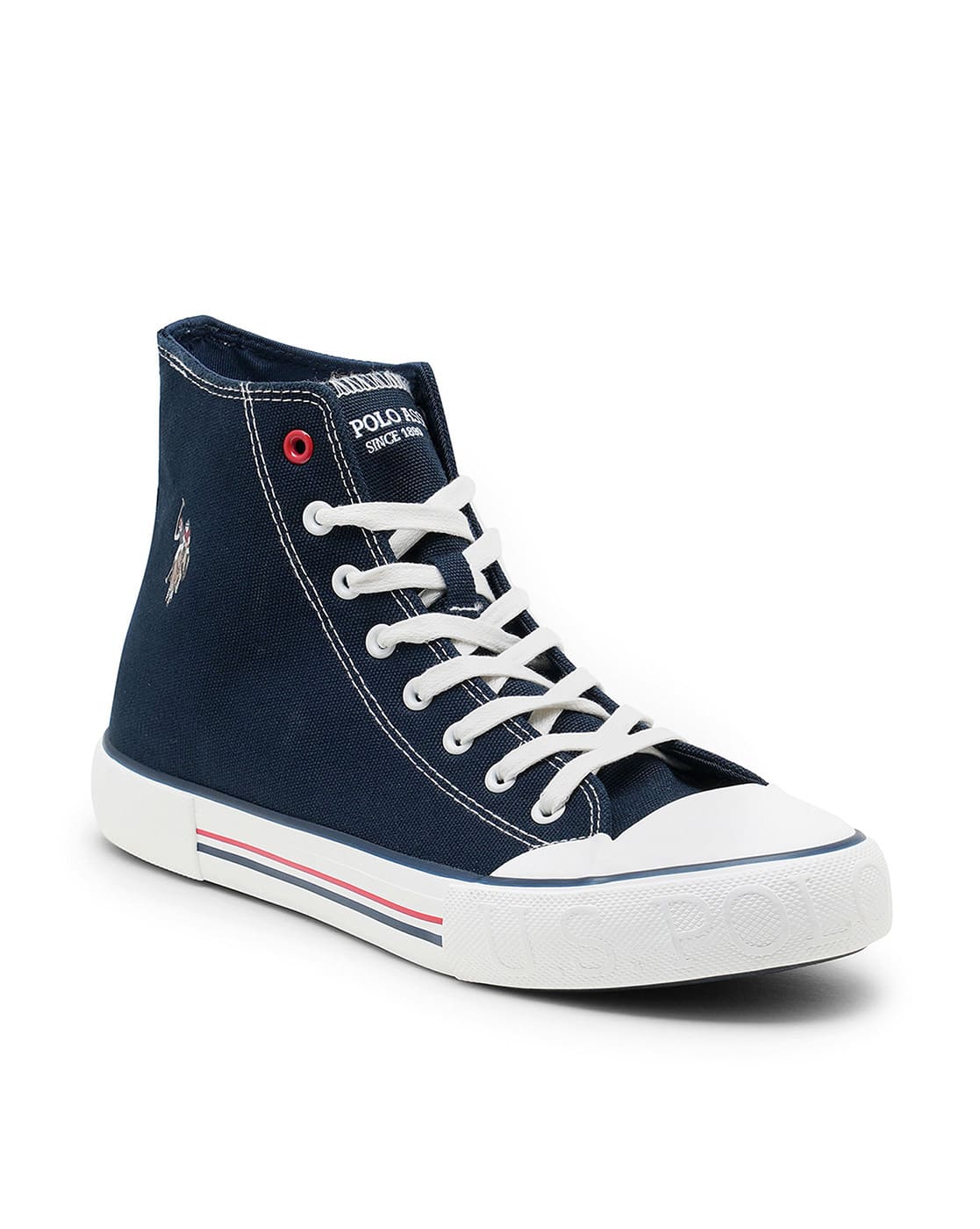 Men Sneakers With Canvas Upper