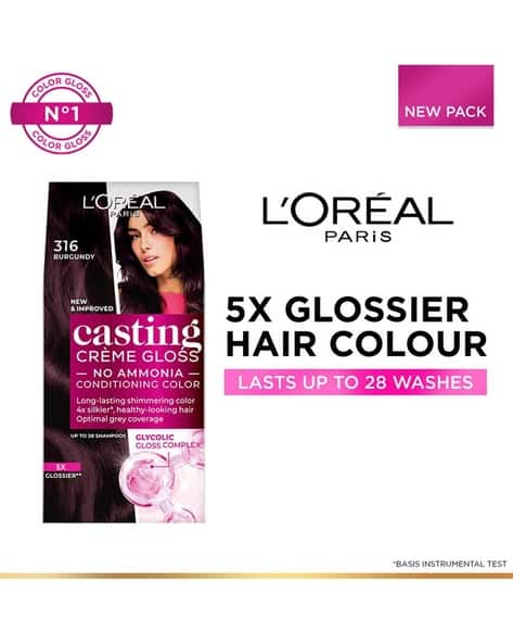 L'Oreal Paris Casting Creme Gloss Hair Color - 316 Burgundy