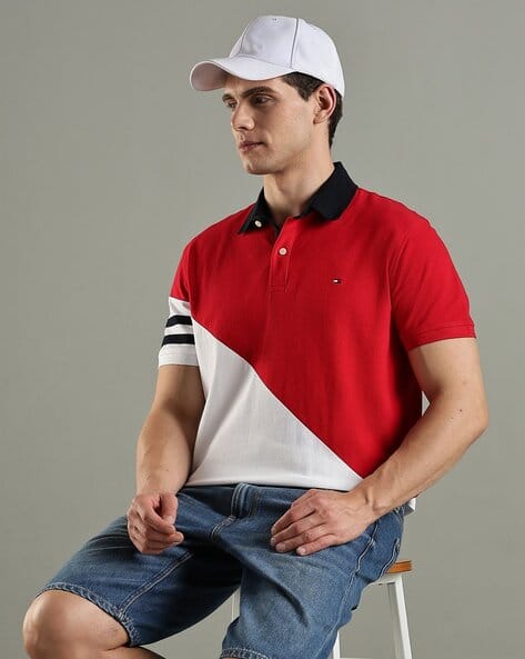 Men Donny Striped Regular Fit Polo T-Shirt