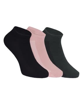 hebtroco Women Pack of 3 Ankle-Length Socks-picture-16