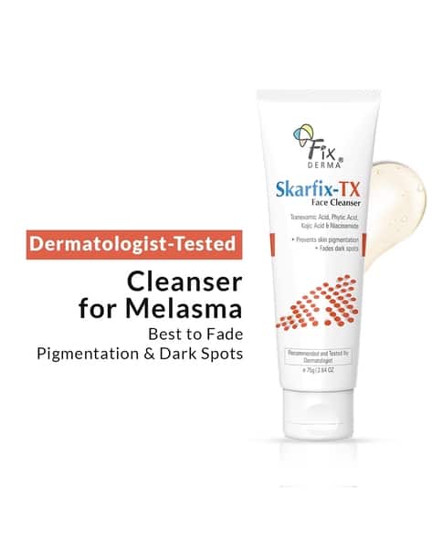 Fixderma Skarfix -TX Cleanser Kojic Acid Niacinamide For Dark Spots Exfoliators Face Wash