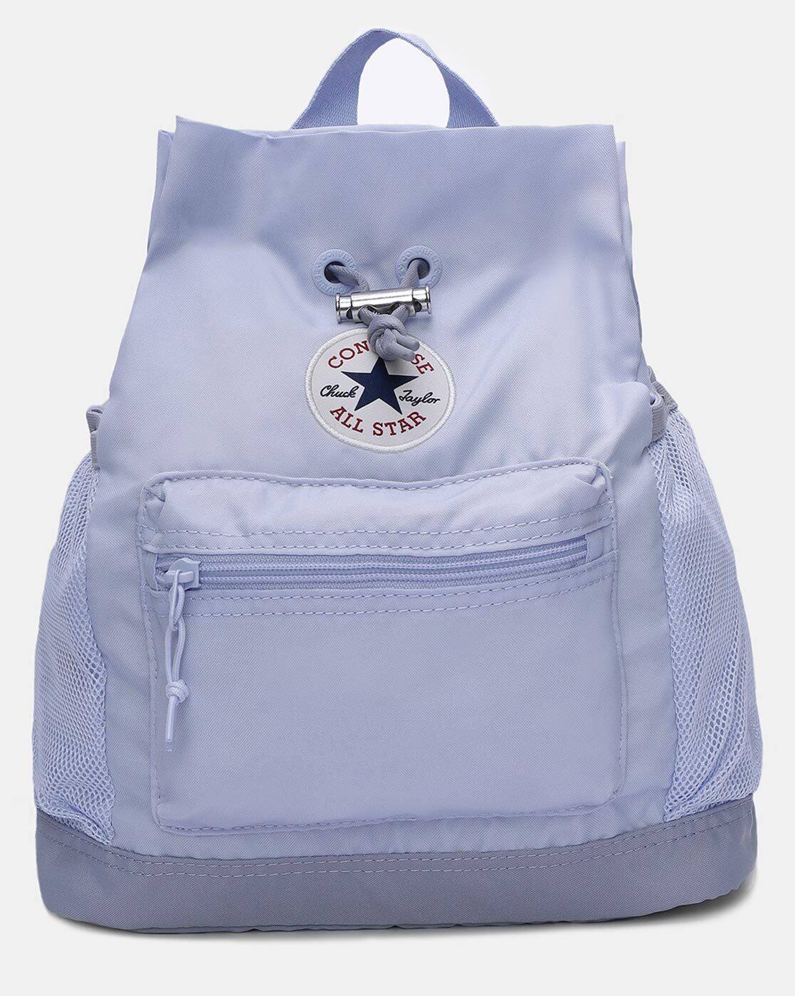 anello leather backpack navy blue SMALL MXC AT-B2264 Minimalistic embroidered Logo on the front Anello 2 Way Navy Large