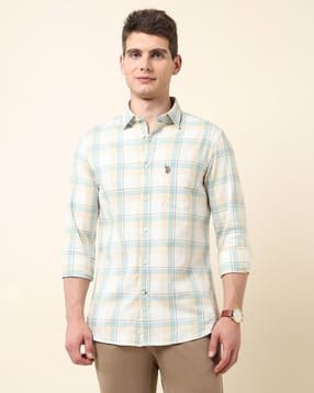 u.s. polo assn. Men Checked Tailored Fit Shirt-picture-46