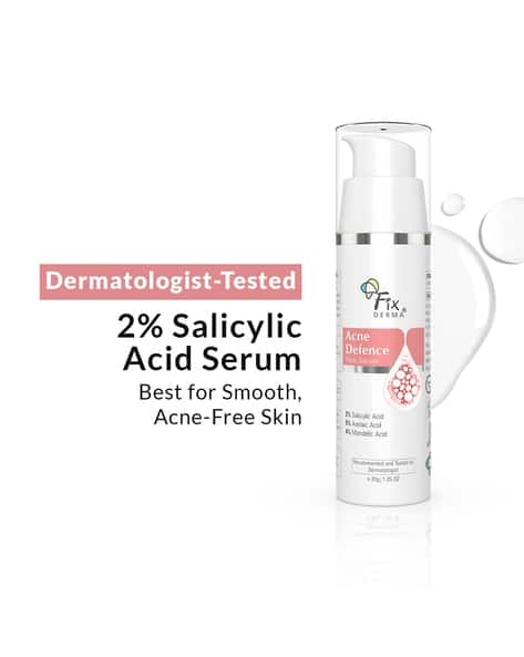 Fixderma 2 Salicylic Acid Serum for Anti Acne Treatment 5 Azelaic Acid & 4 M&elic