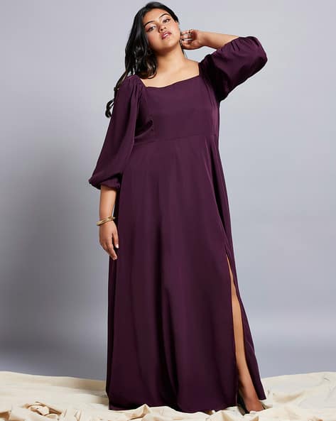 strapless open back dress New Purple Mermaid Evening Dress With Lace Elegant Fishtail Black Girl   Simplepromdress