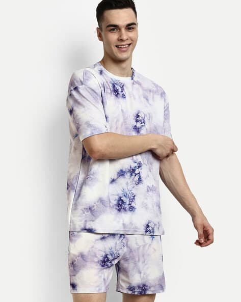 LERIYA FASHION Men Crew-Neck T-Shirt with Short Sleeves