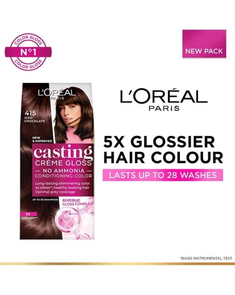 L'Oreal Paris Casting Creme Gloss Hair Color - 415 Iced Chocolate