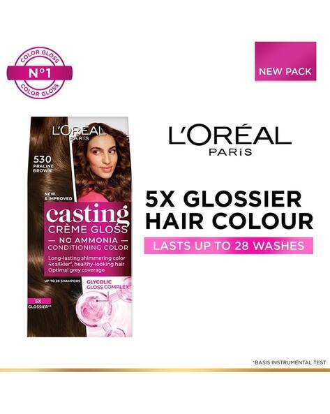 L'Oreal Paris Casting Creme Gloss Hair Color - 530 Praline Brown