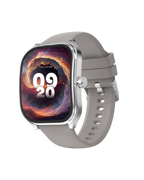 Cellecor TWIST 2.01" Curved HD Display 800 NITS AOD BT-Calling AI Voice Assistance Smart Watch - M6-WATCH-TWIST