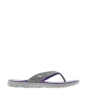 skechers Women Logo Flip-Flops with Round Toes-picture-22