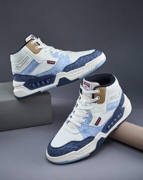 campus Men Lace-Up Shoes With Denim Upper-picture-13