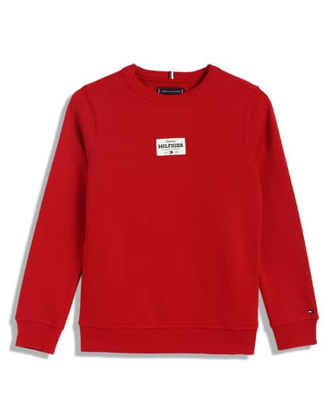 Buy Medium Red Sweaters Cardigans for Boys by TOMMY HILFIGER