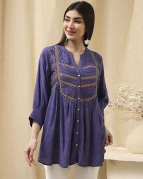 biba Women Printed Straight Short Kurta-picture-26