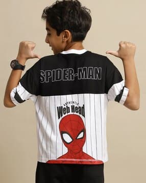 Boys Cartoon Print Regular Fit Crew-Neck T-Shirt -image-44