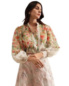 Women Floral Print Regular Fit Top