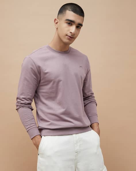 Men regular Fit Round-Neck Sweatshirt