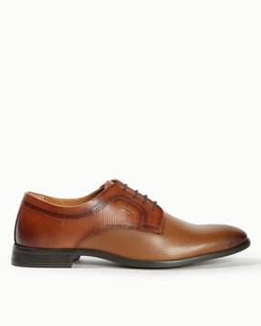 lee cooper Men Leather Lace-Up Formal Shoes-picture-36