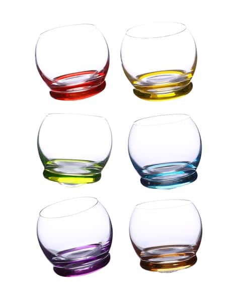 Buy Bohemia Crystal Set of 6 Crazy Crystal Lead Free Whiskey