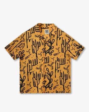 yb dnmx Boys Ws08 All-Over Print Boxy Fit Shirt-picture-38