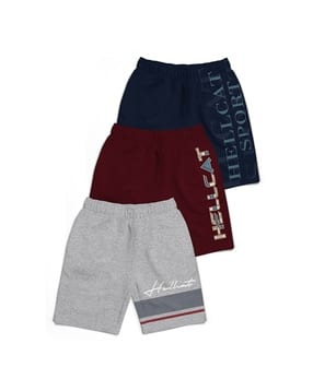 hellcat Boys Regular Fit Graphic Printed Shorts-picture-11