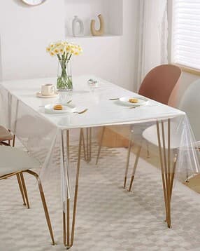 bianca Transparent 6-Seater Table Cover-picture-25