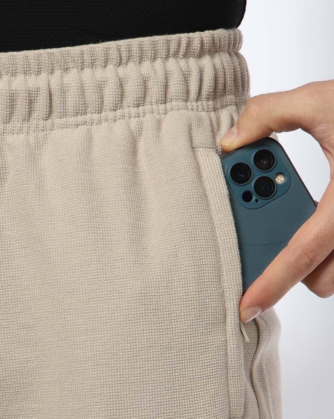 Buy Beige Track Pants for Men by Teamspirit Online