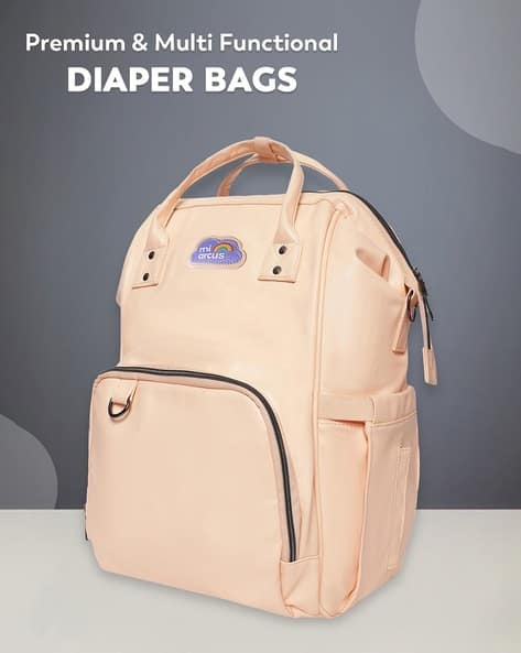 Vegan Leather Diaper Bag