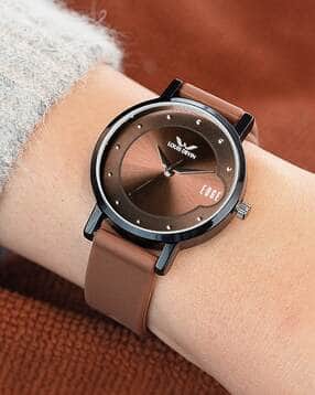 LD-LR192-BRWNMen Round Analogue Watch-image-1