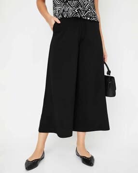 max Mid Rise Straight Fit Palazzos-picture-34