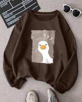 fyre rose Women Graphic Print Regular Fit Sweatshirt-picture-28