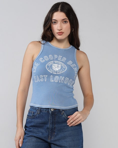 THE NEWHOUSE COOPER TANK TOP 色別注　ネイビー　XS Buy lt pink Tshirts for Women by LEE COOPER Online | Ajio.com