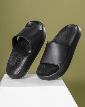red tape Men Logo-Embossed Slip-On Slides-picture-30