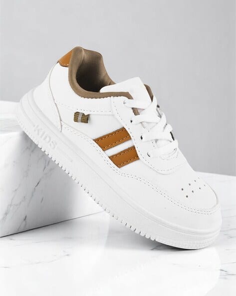 Boys Colourblock Shoes with Lace-Fastening