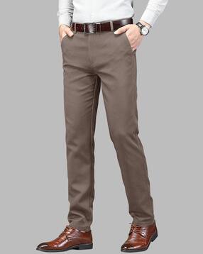 eyebogler Men Relaxed Fit Chinos with Insert Pockets-picture-41
