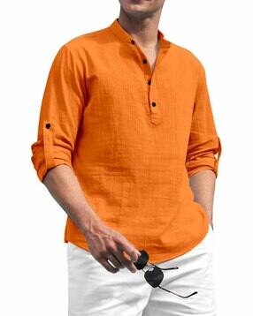 folgen Men Regular Fit Short Kurta-picture-33