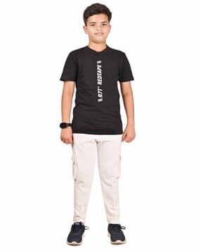 pixie n prince Boys Slim Fit Track Pants with Cargo Pockets-picture-21
