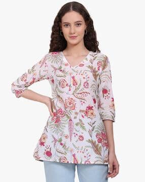 Women Relaxed Fit Floral Print Top-picture-24