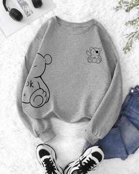 fyre rose Women Graphic Print Regular Fit Sweatshirt-picture-49