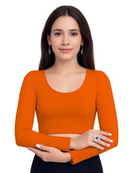 sohot Women Slip-On Scoop-Neck Blouse-picture-25