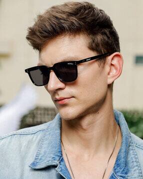 resist eyewear Men UV-Protected Wayfarers-MILLER BLACK BLK 2-picture-50