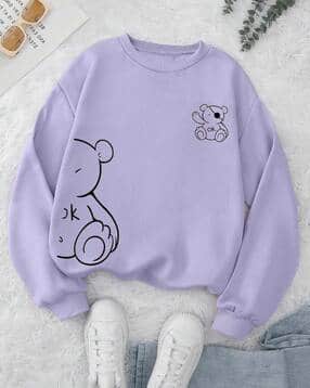 fyre rose Women Graphic Print Regular Fit Sweatshirt-picture-24