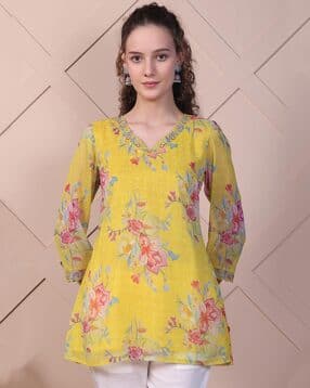 Women Relaxed Fit Floral Print Top-picture-45