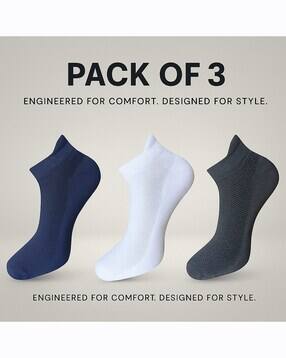 katapol Men Pack of 3 Ankle-Length Socks-picture-26