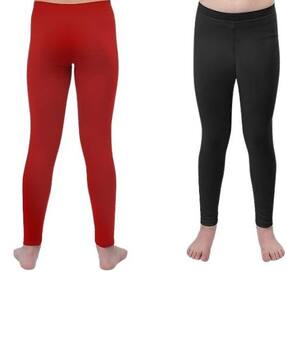 chilins Girls Pack of 2 Leggings with Elasticated Waistband-picture-45